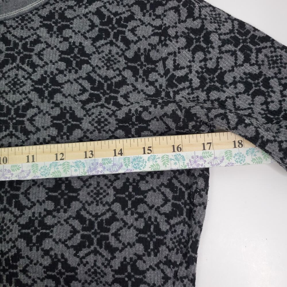 Columbia Omni Wick Gray Black T Shirt Womens Large Long Sleeve Regular Fit - Picture 5 of 7